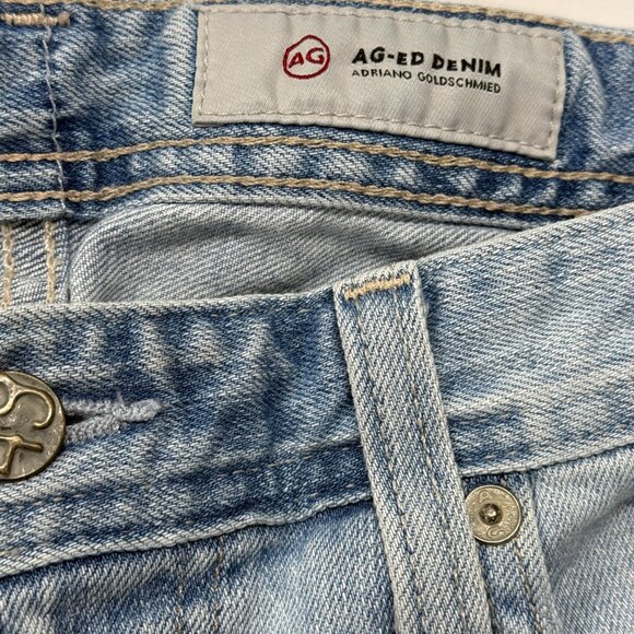 AG Adriano Goldschmied Dylan Jeans Mens 34 x 33 Slim Skinny Stretch Blue USA - Picture 7 of 12